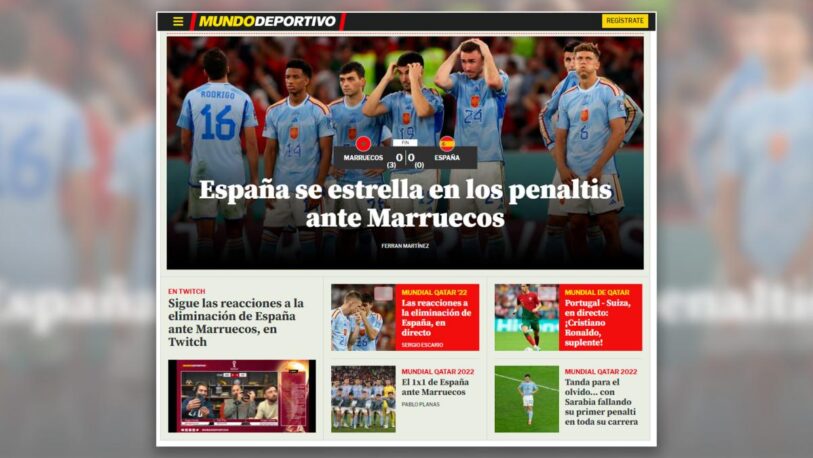 Los diarios e influencers deportivos españoles hablan de “ridículo histórico”