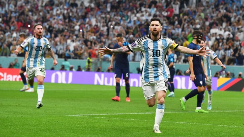 Messi se convirtió en el máximo goleador argentino en Mundiales