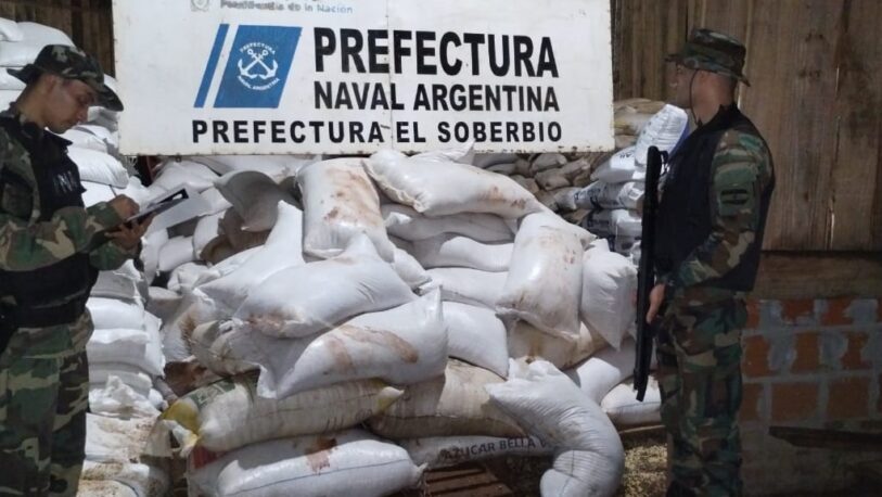 Secuestraron 9 toneladas de soja que eran cruzadas por el río Uruguay al Brasil