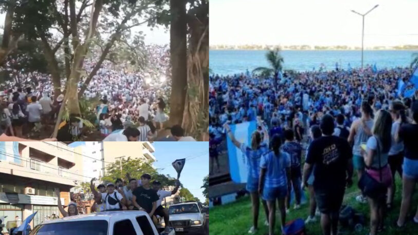 Argentina finalista: masivos festejos en Misiones y todo el país