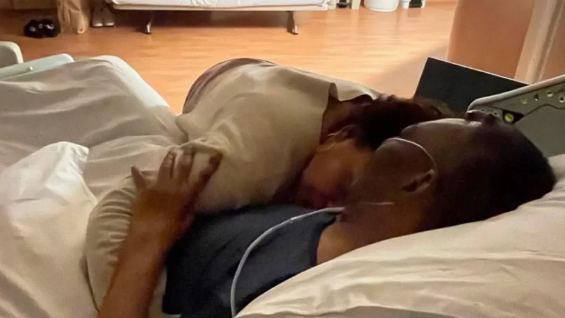 Pelé permanece internado y su hija compartió una foto desde el hospital: “Una noche más juntos”