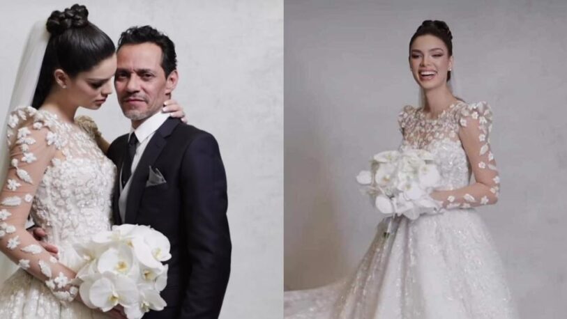 Marc Anthony y Nadia Ferreira se casaron en Miami en una ceremonia lujosa