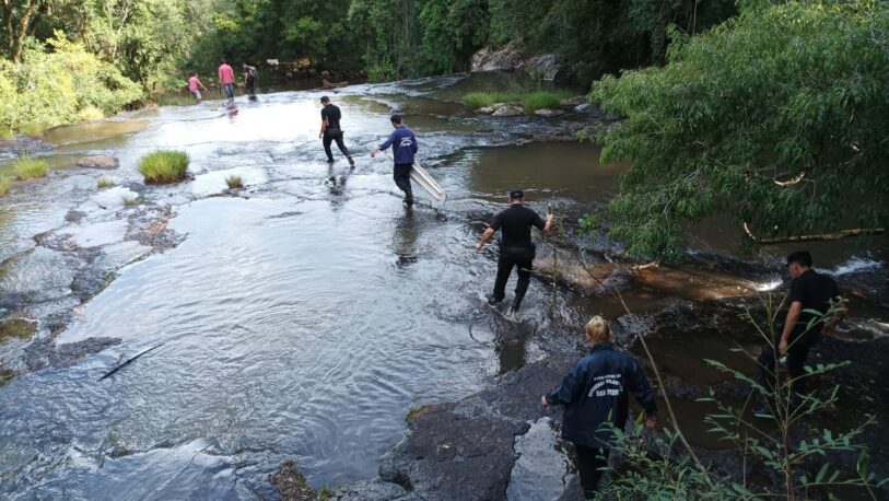 Hallaron el cuerpo de un hombre en el arroyo Tacuruzú