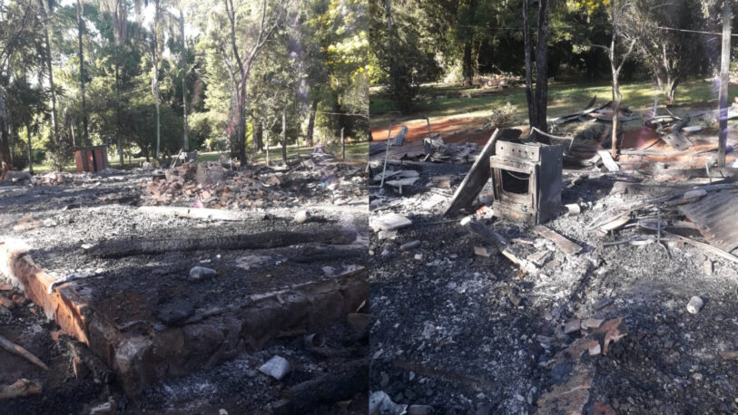 Una familia perdió todo tras el incendio de su vivienda y pide ayuda a la comunidad