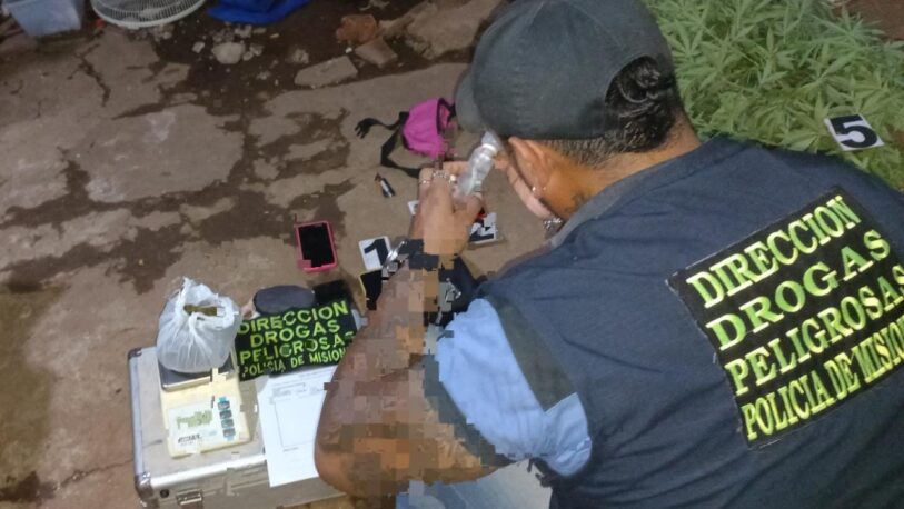 Un punto de venta narco fue desarticulado en Posadas y demoraron a cinco personas