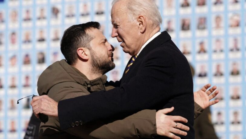Sorpresiva visita de Biden a Ucrania: reunión con Zelenski y ayuda de USD500 millones para la guerra