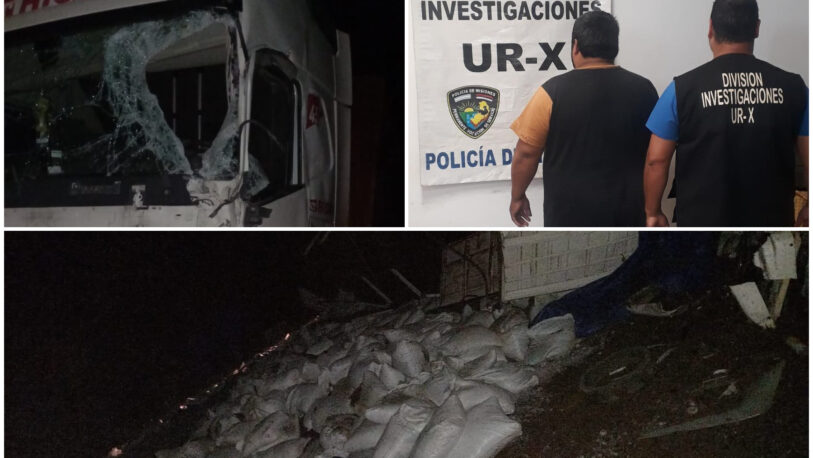 Robó un camión en Miguel Lanús, chocó contra otro en Urquiza y terminó detenido
