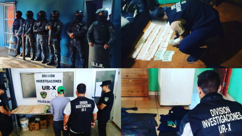 Posadas: recuperaron casi 800 mil pesos y detuvieron a un hombre acusado de un atraco en San Ignacio