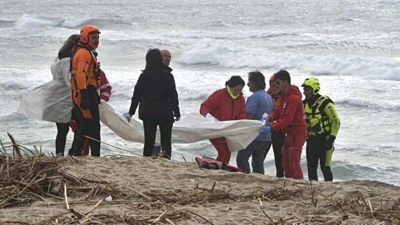 Tragedia en Italia: murieron al menos 60 personas migrantes tras un naufragio