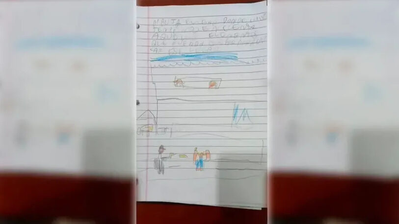 La maestra pidió un dibujo de sus barrios y un niño retrató un asesinato