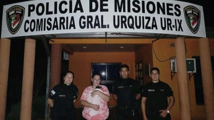 Una beba fue reanimada en la guardia de la comisaría de General Urquiza