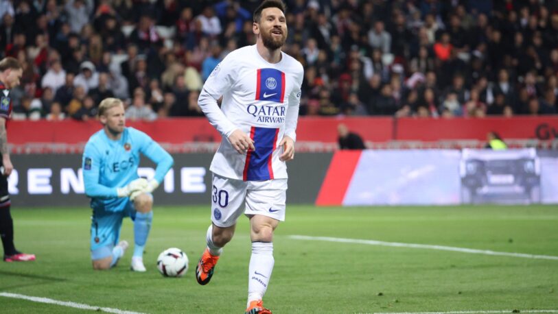 Con un gol de Messi, PSG venció a Niza y se recuperó en la Ligue 1