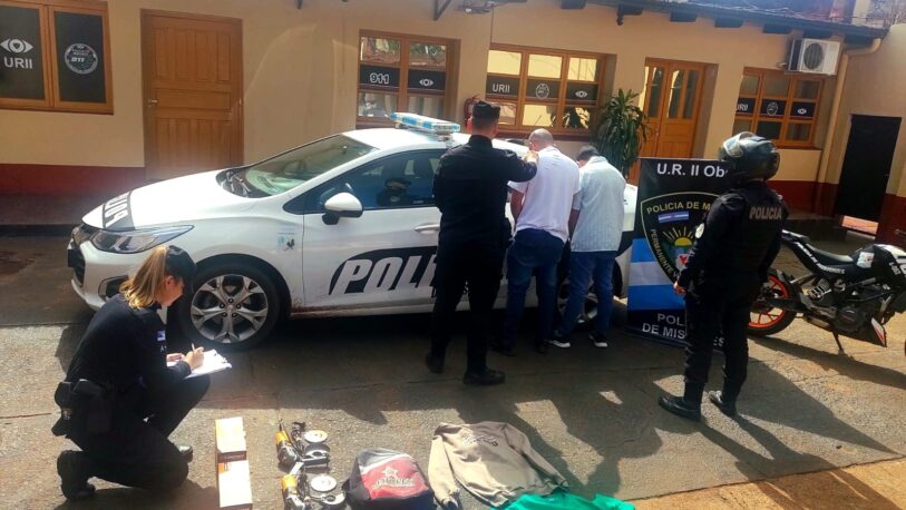 Policías frustraron la huida de dos mecheros en Oberá