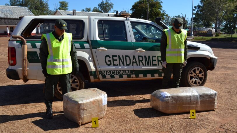 Corrientes: quedó detenido al retirar dos paquetes con más de 16 kilos de marihuana