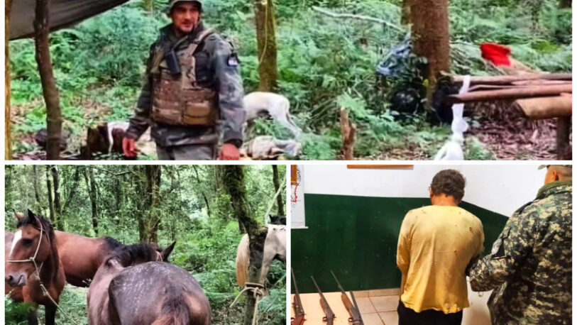 Detienen a cazador furtivo en parque Urugua-í
