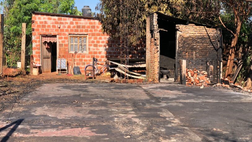 Familia del barrio Belén perdió todo tras el incendio de su vivienda
