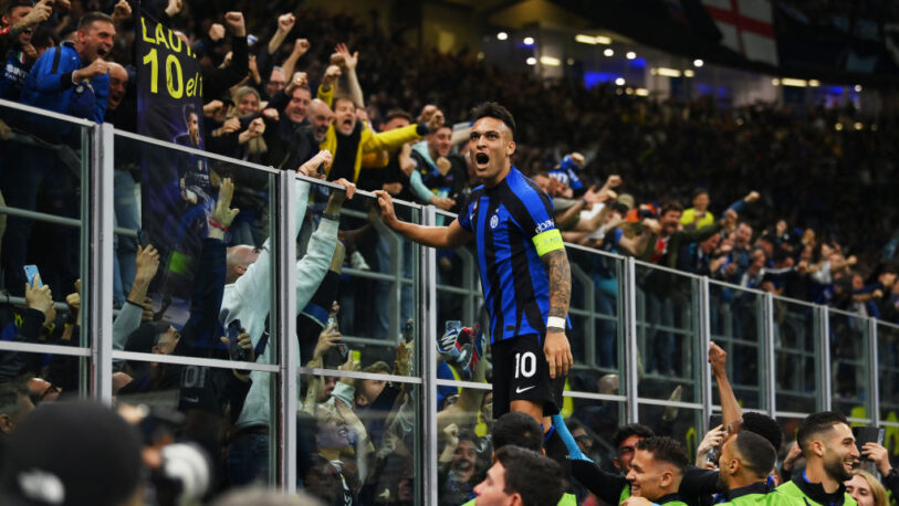 Con un golazo de Lautaro, Inter eliminó a Milan en semis de la Champions League