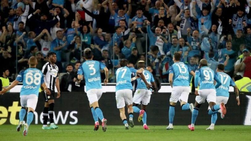 Histórico: Napoli empató con Udinese y se consagró campeón en la Serie A después de 33 años