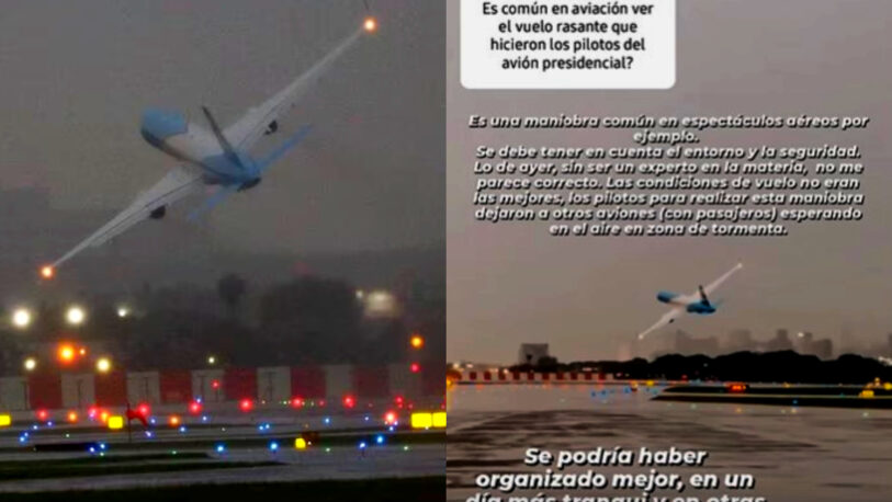 Controversia por la maniobra del avión presidencial: “Muestra cómo son”, advirtió Pedro Puerta
