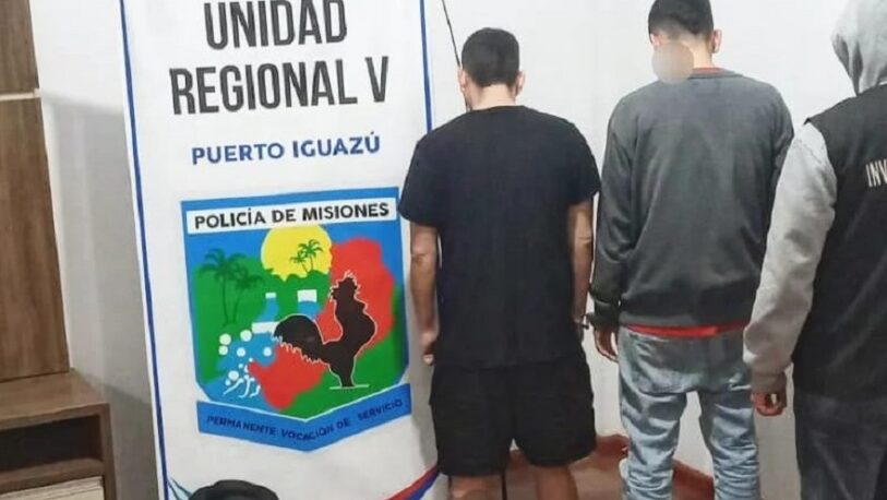Atraparon a dos hombres que robaban en hoteles y comercios de Iguazú