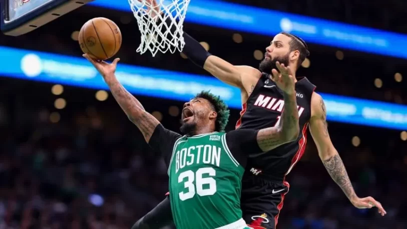 Boston Celtics venció a Miami Heat y quedó a tiro en la final