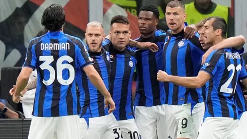 El Inter le ganó 2-0 al Milan por la ida de las semifinales de la Champions League
