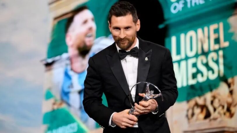 Messi ganó el Laureus al Mejor Deportista de 2022 y se acordó de Barcelona