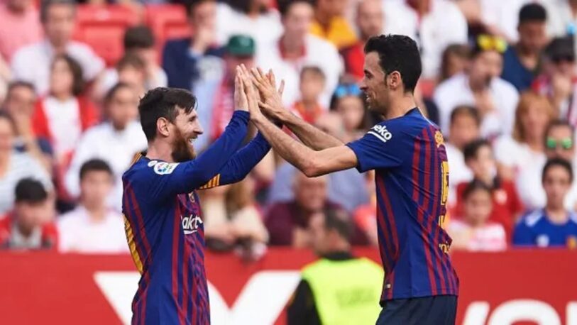 Messi saludó a Busquets por su salida de Barcelona: “Sos un 10”