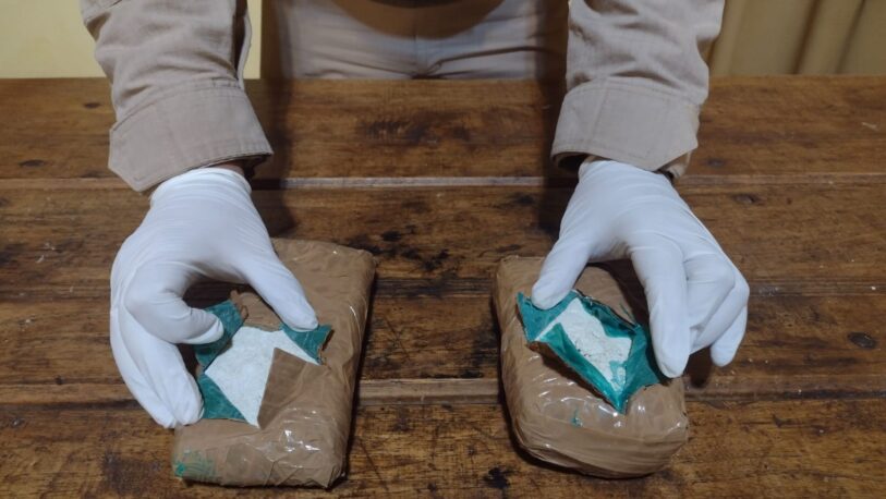 Narcotráfico en Misiones: secuestran casi 2 kilos de cocaína