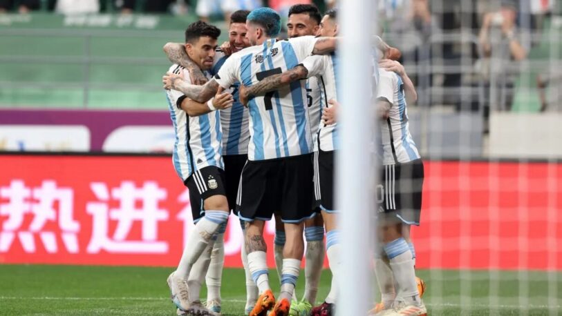 Argentina juega su segundo partido amistoso ante Indonesia