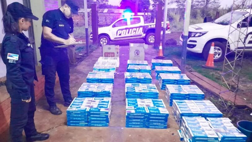 Secuestraron cigarrillos de contrabando valuados en casi 4 millones de pesos