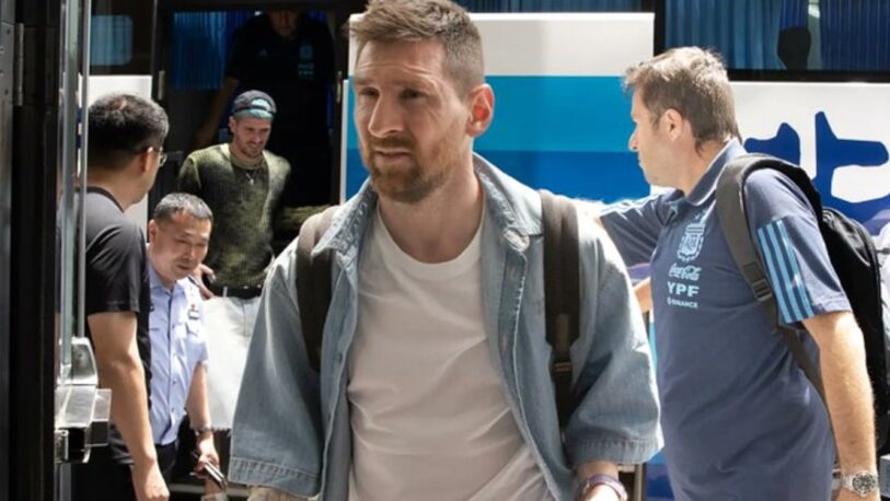 Furor en Beijing por la llegada de Messi para los amistosos del seleccionado argentino