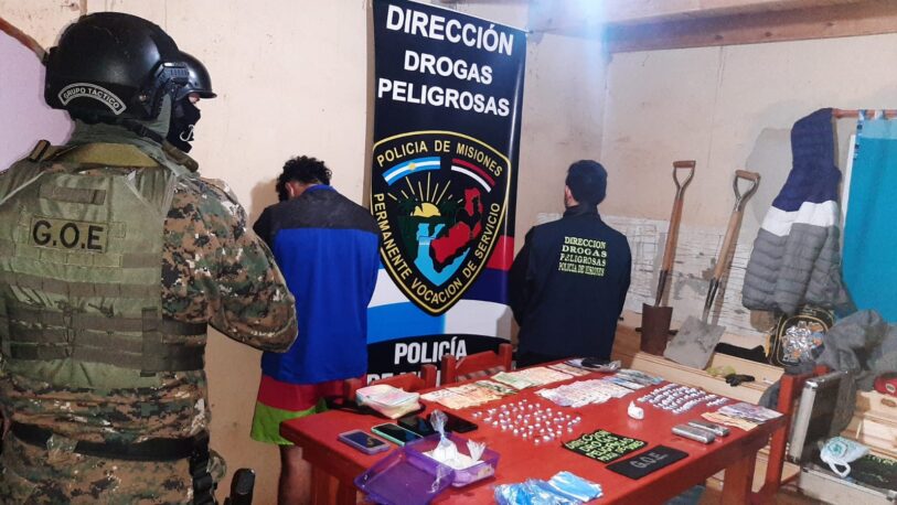 La Policía de Misiones incautó cocaína y detuvo a distribuidores en Posadas
