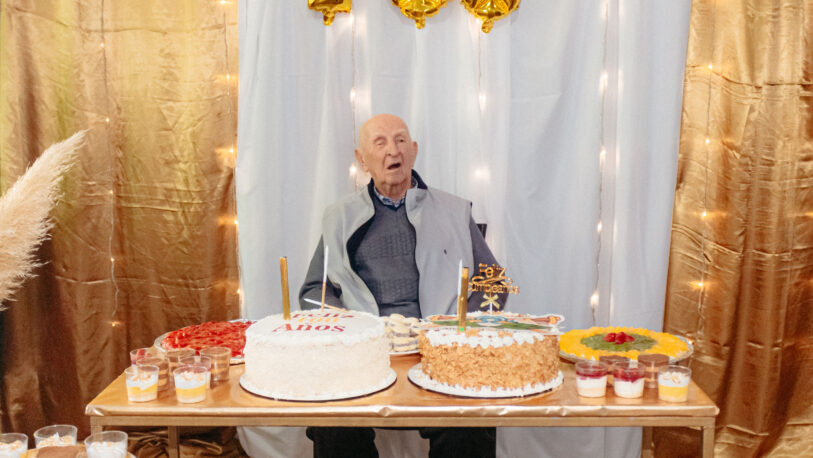Gendarme apostoleño de 100 años festejo su cumpleaños