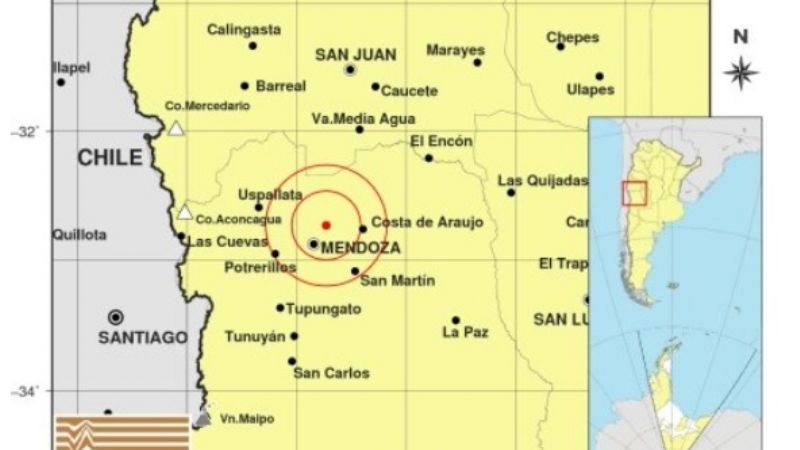 Un fuerte sismo sacudió Mendoza