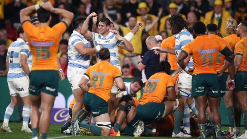 Los Pumas lograron un triunfazo agónico ante Australia por el Rugby Championship