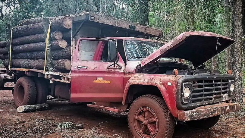 La Policía recuperó rollos de madera robados a colonos de General Urquiza y Santa María: hay tres detenidos