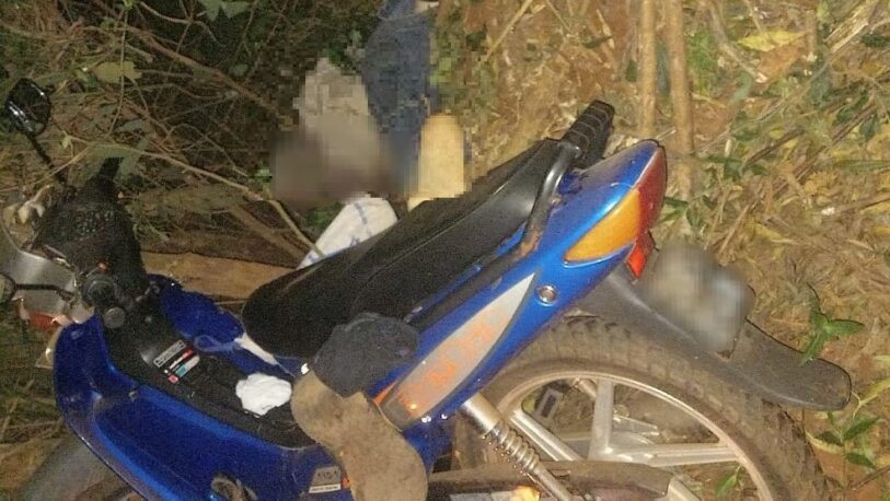 Un hombre murió tras despistar con su motocicleta