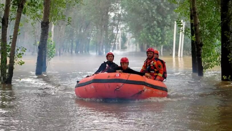 Se registran al menos 10 muertos por las inundaciones en el norte de China