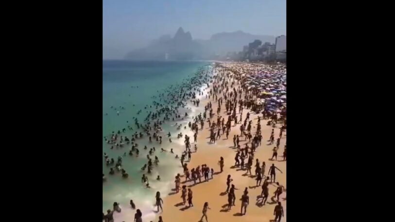 Ola de calor abrasadora golpea Río de Janeiro