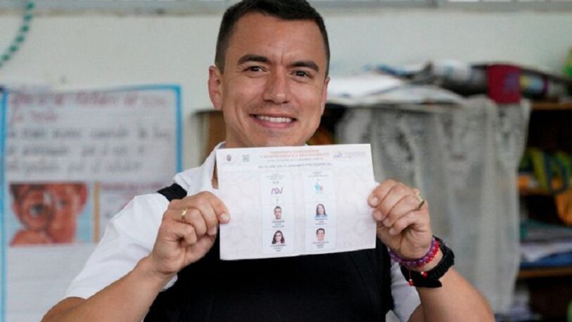 Daniel Noboa ganó el balotaje y es el nuevo presidente de Ecuador