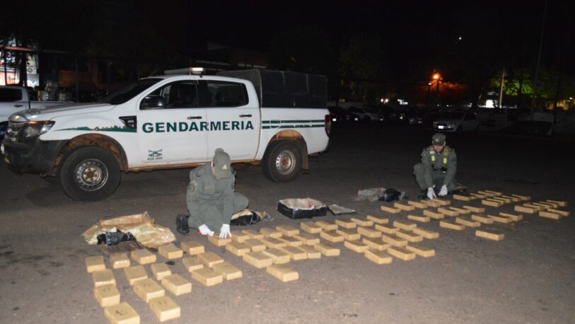 Gendarmería secuestró 99 kilos de marihuana en la costanera de Posadas