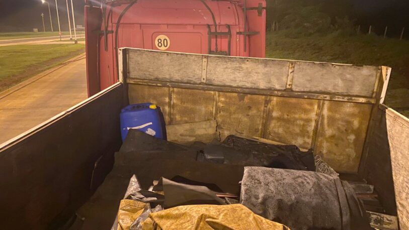 Camionero brasileño detenido con un bidón con 47 kilos de metanfetaminas