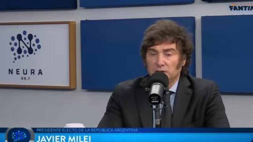 Javier Milei: “Si no hacemos el ajuste fiscal nos vamos a la hiperinflación y a 95% de pobres”