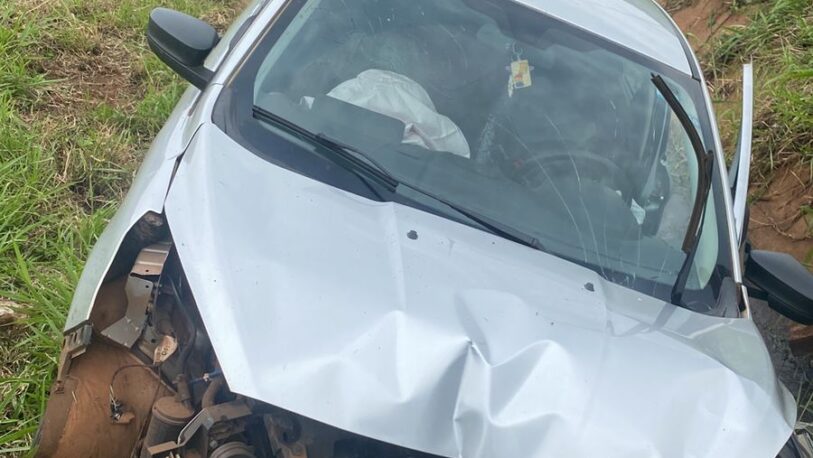 Garupá: un auto despistó en el Acceso Sur