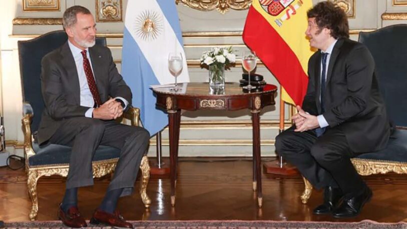 Milei recibió a los presidentes de Paraguay y de Armenia y al Rey de España