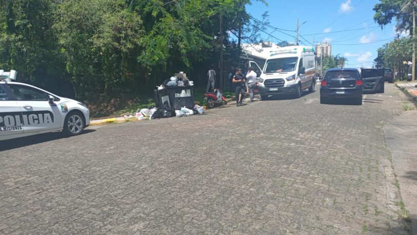 Motociclista herida en un choque en calles Paraguay y Morcillo