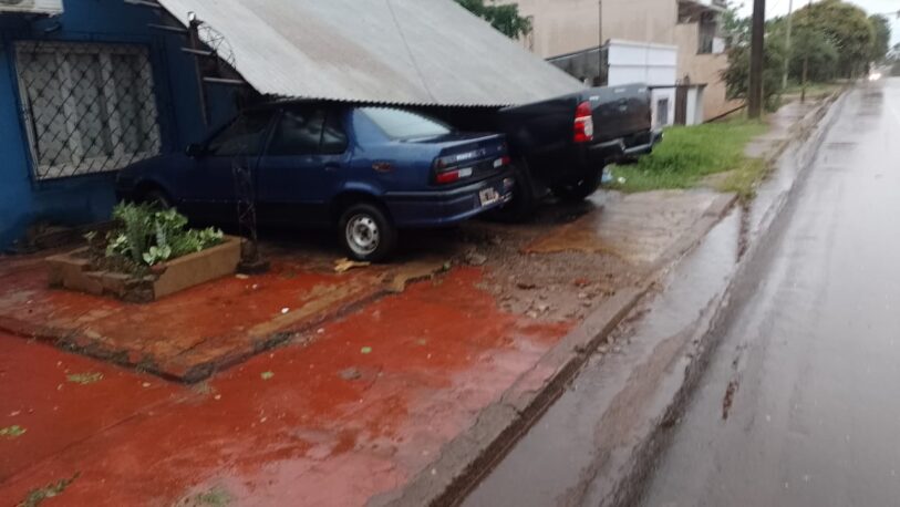 Varias localidades afectadas por el fuerte temporal de lluvia y viento