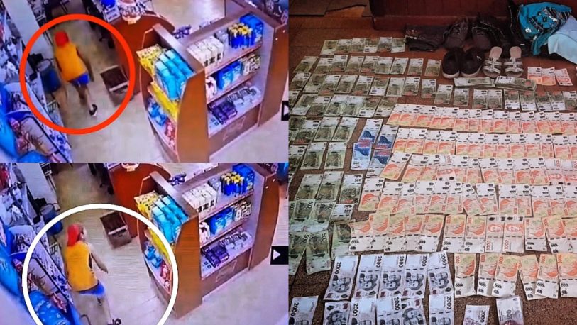Dos menores robaron casi medio millón de pesos de una estación de servicio