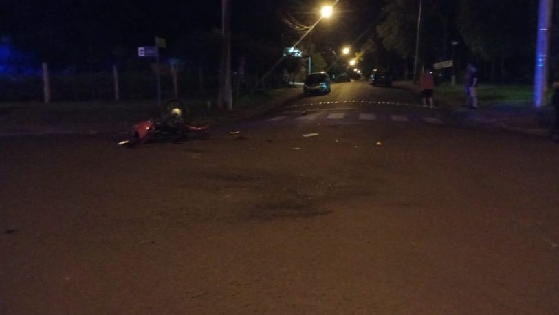 Montecarlo: murió una joven de 17 años al chocar con la moto